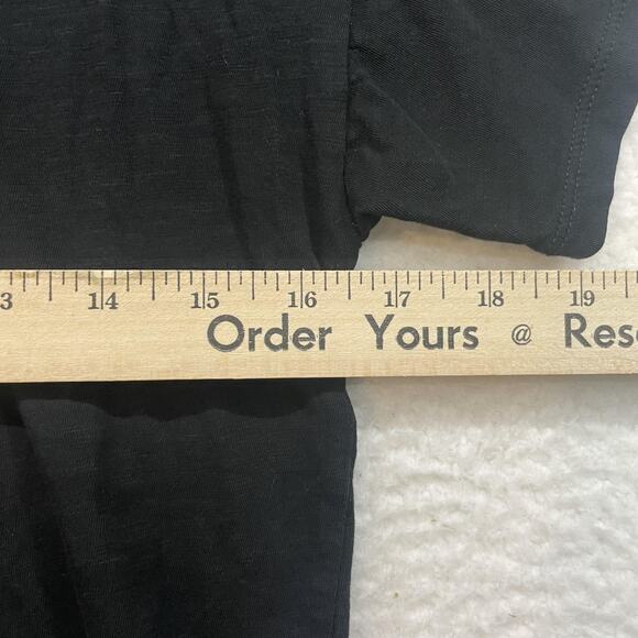 Madewell Shirt Womens XS Black Do Well Crewneck Short Sleeve Casual Tee AI537 - Picture 8 of 10